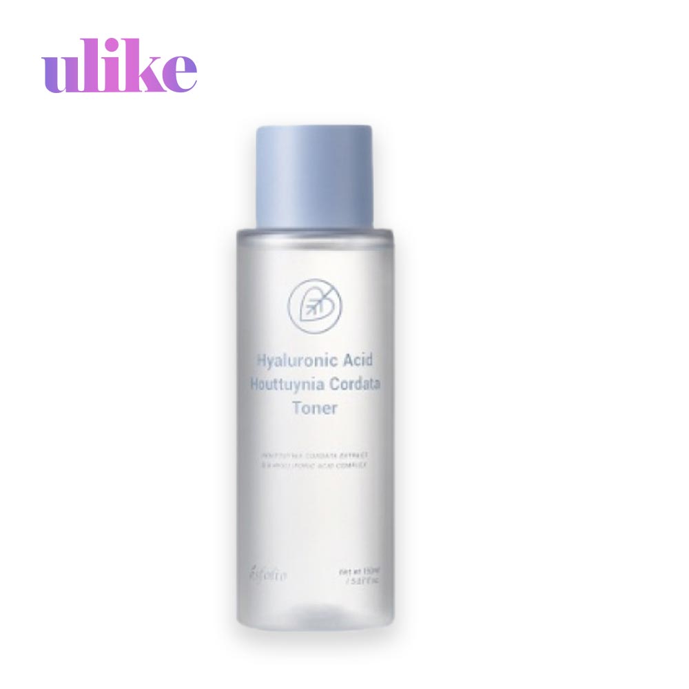 Esfolio Hyaluronic Acid Houttuynia Cordata Toner(150ml) For All Skin Type Moisturizing Function ရေဓာတ်ကိုအဓိကဖြည့်ဆည်းပေးနိုင်သည့် Hyaluronic Acid (၈)မျိုးပါဝင်သည့်အပြင် မျက်နှာပေါ်တွင်ကျန်ရှိနေသောအညစ်အကြေးများကို ဖယ်ရှားပေးပါသည်။အထိအခိုက်မခံသောအသားအရေများပါ အသုံးပြုနိုင်ပါသည်။ အဆီဓာတ်နှင့် အစိုဓာတ်ကို ညီမျှစွာထိန်းသိမ်းပေးပါသည်။