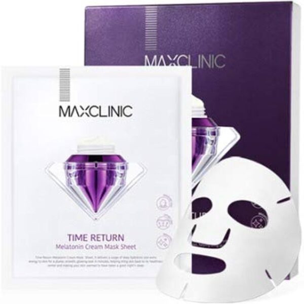 Maxclinic Time Return Melatonin Cream Mask Box (4 Pcs)